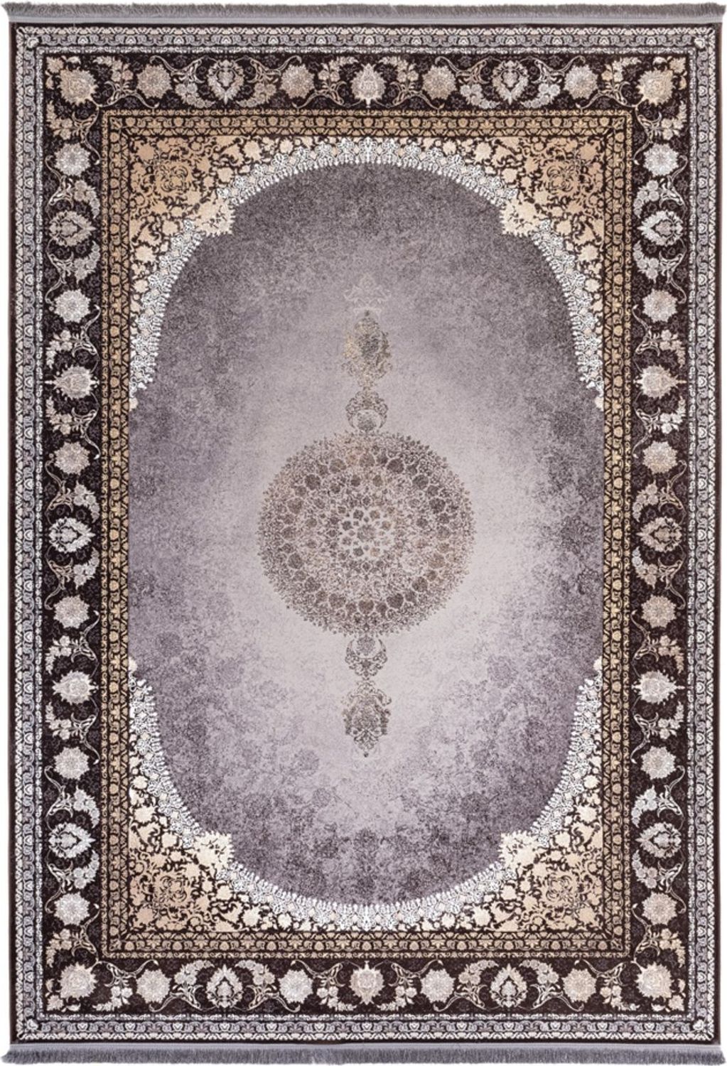 Orientalischer Webteppich - Amitis 350 x 250 cm - grau Bild 1