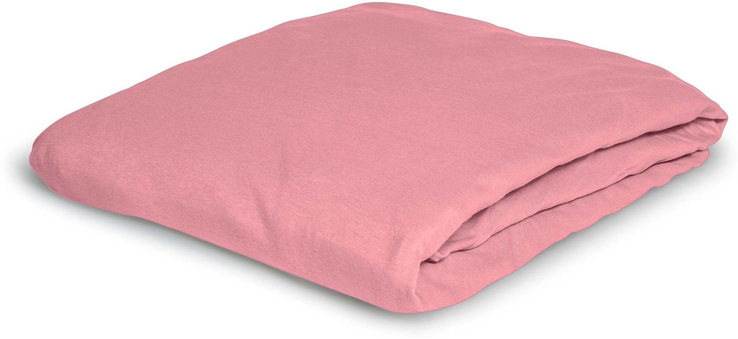 irisette Bettlaken MERKUR Biber BL 150x250 cm rot Spannbetttuch Spannbettlaken Spannlaken Bild 1