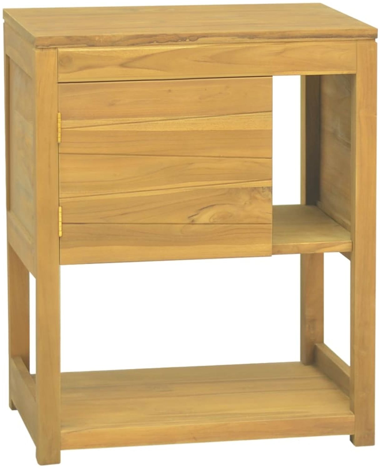 vidaXL Badschrank 60x40x75 cm Massivholz Teak 338237 Bild 1