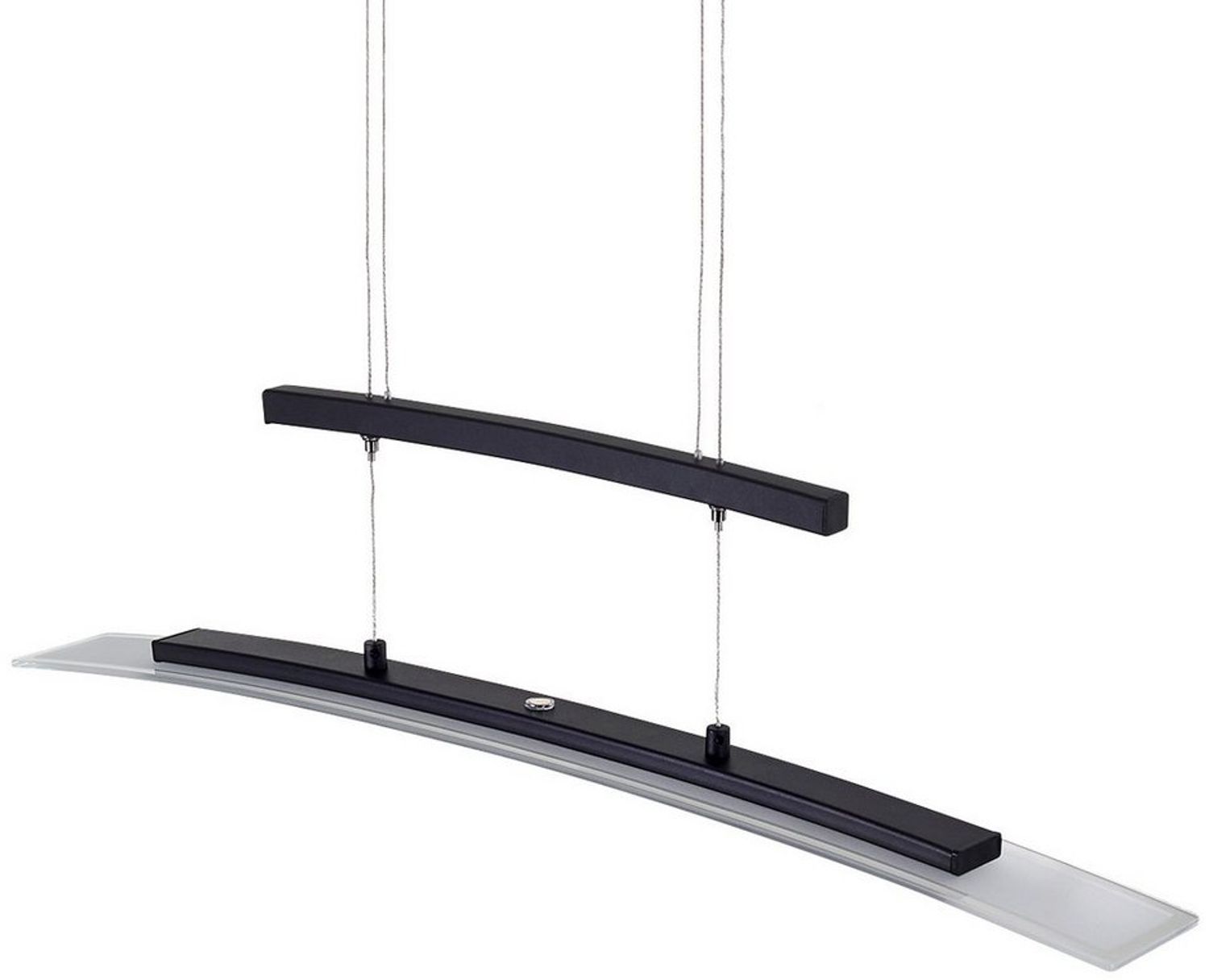 hofstein Pendelleuchte »Silvi« Hängelampe aus Metall in schwarz, 2700 Kelvin, 1520 Lumen, verstellbare mit Tastdimmer, Helligkeit und dimmbar Bild 1