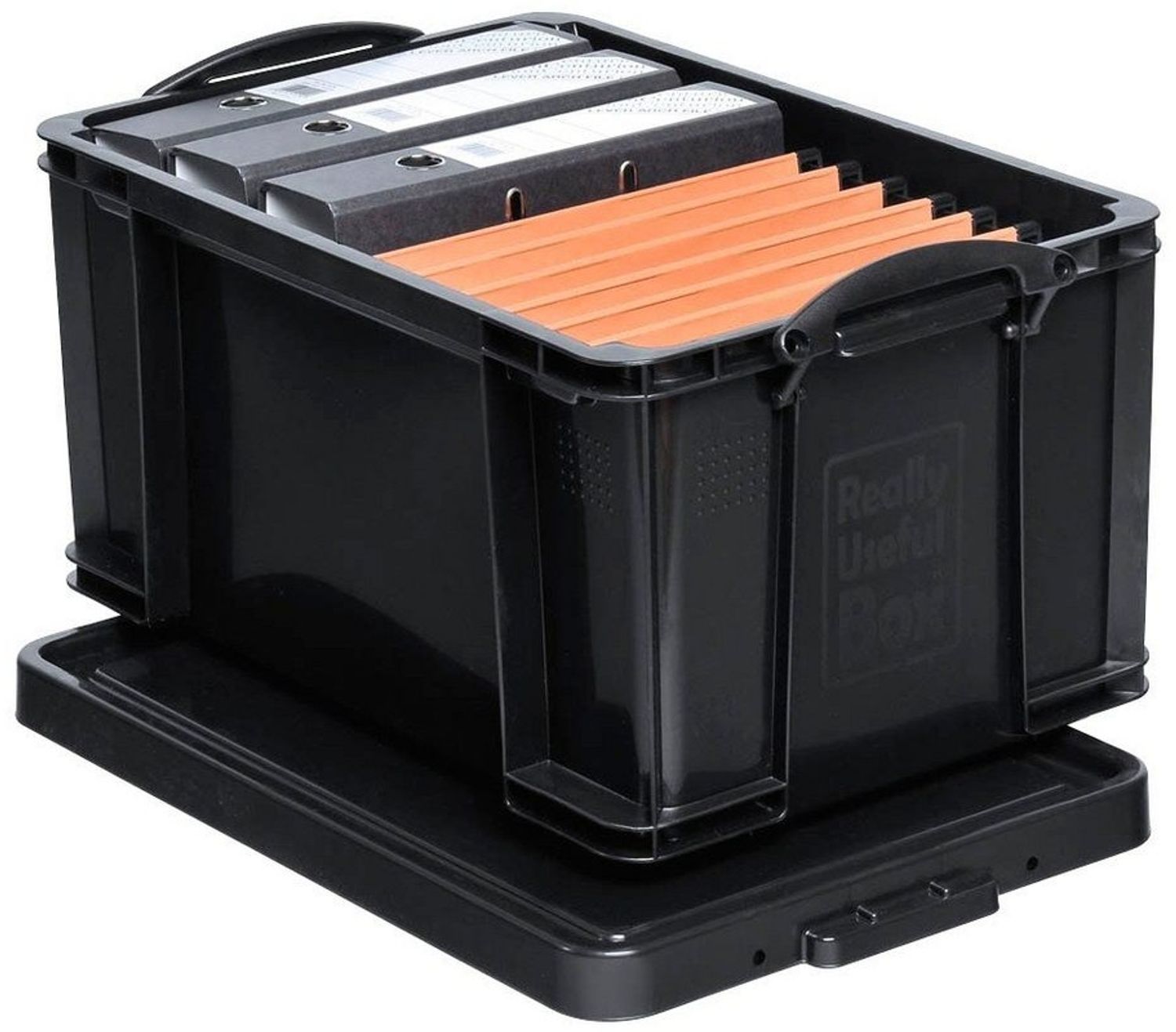 REALLYUSEFULBOX Aufbewahrungsbox 1 Aufbewahrungsbox 48 Liter - schwarz Bild 1