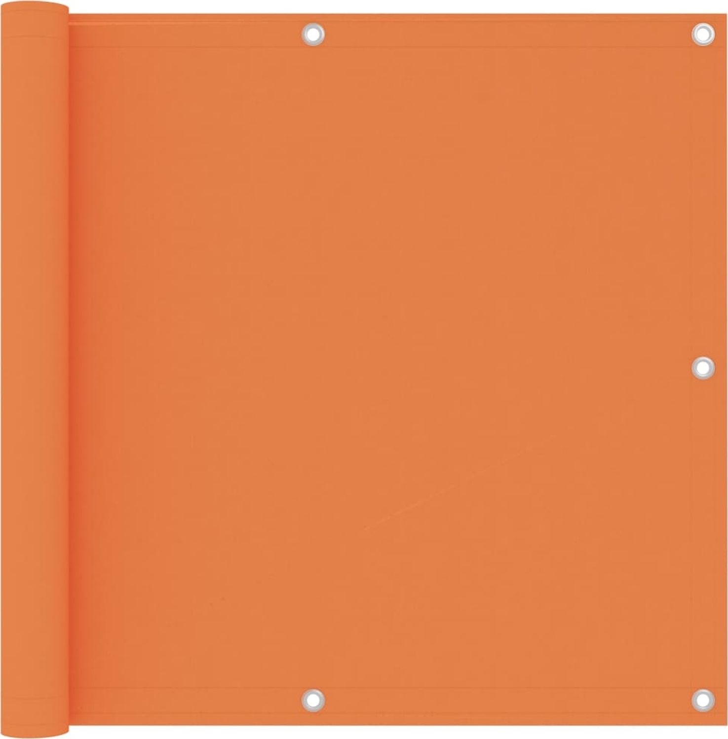 vidaXL Balkon-Sichtschutz Orange 90x400 cm Oxford-Gewebe 135049 Bild 1