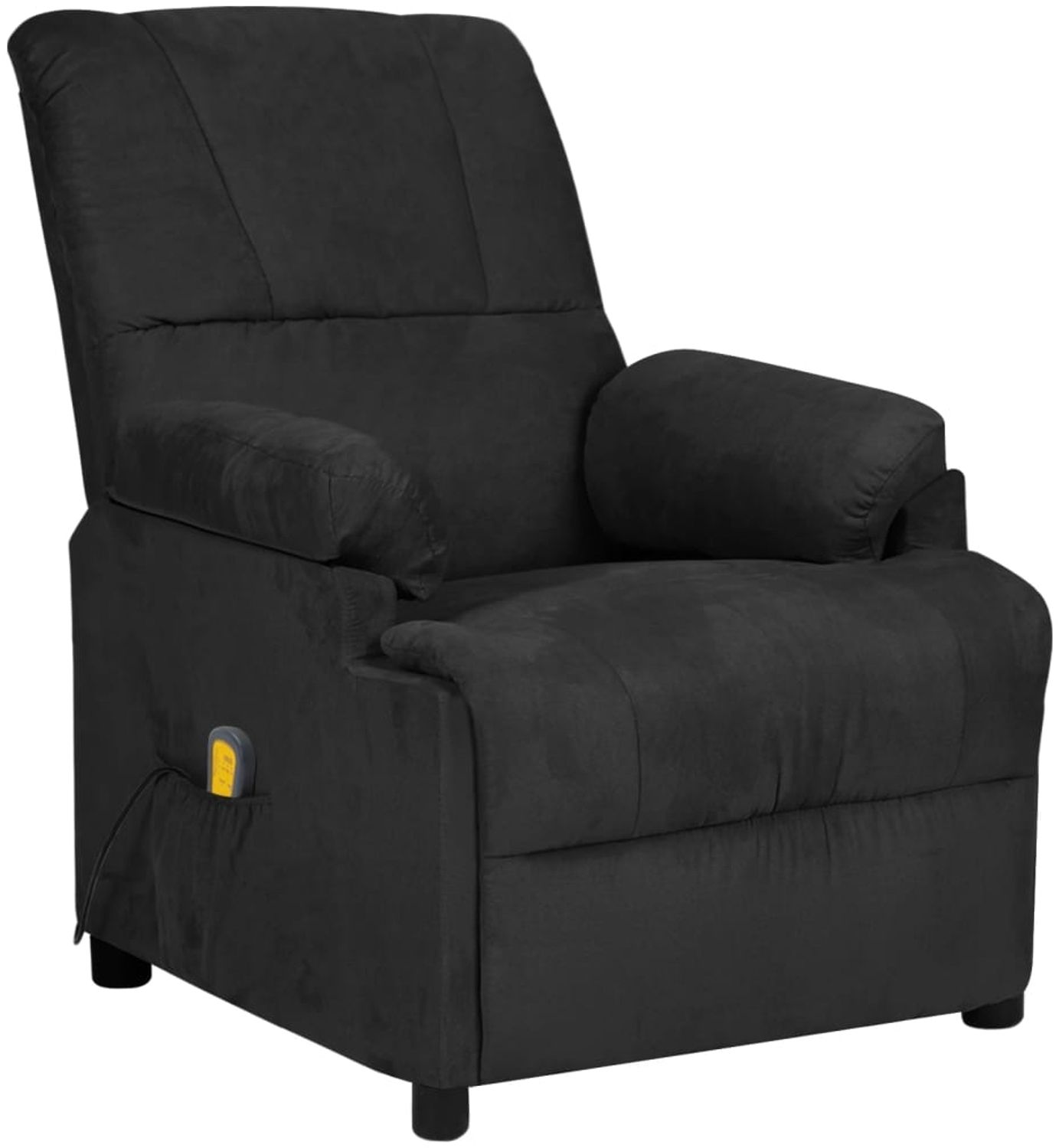 vidaXL Massagesessel Schwarz Mikrofasergewebe 340198 Bild 1
