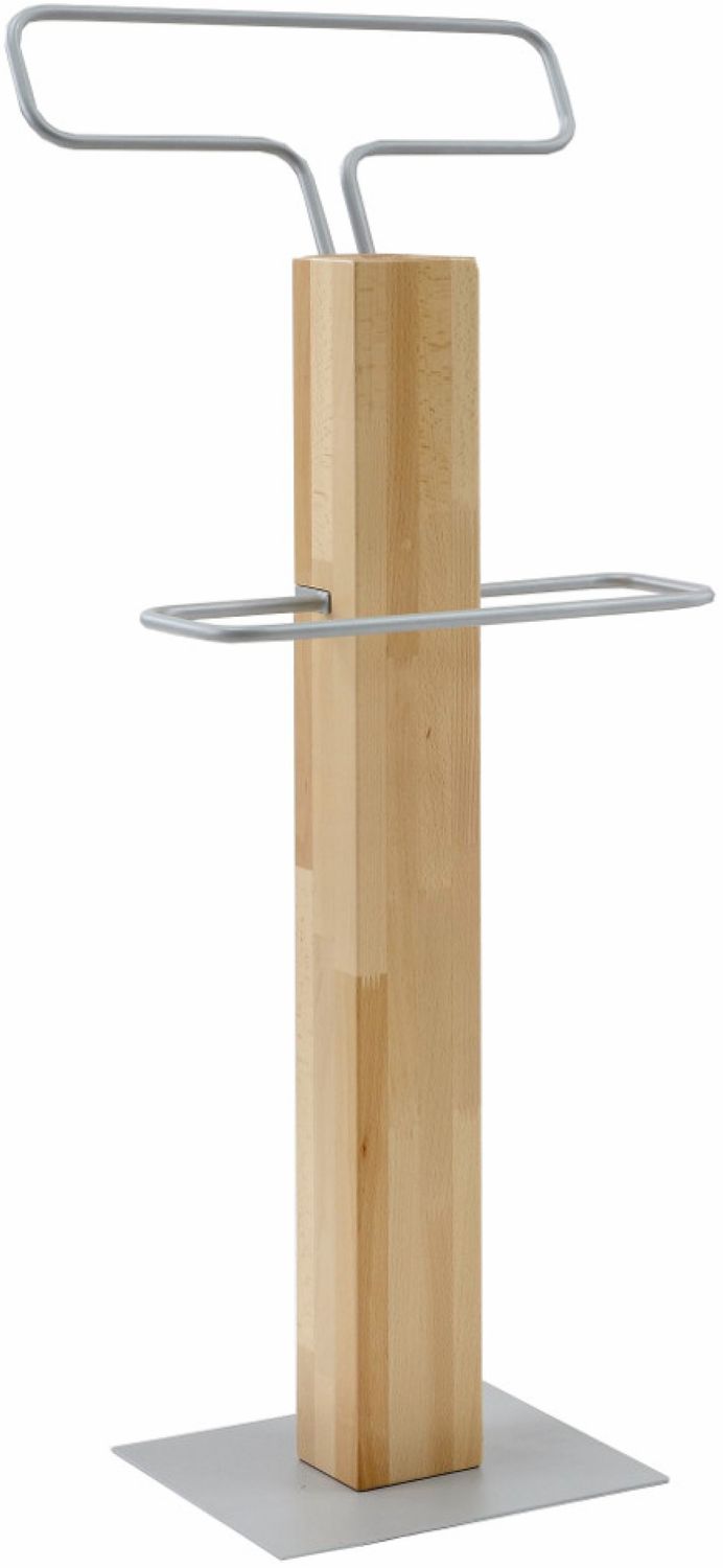 DICO Herrendiener KL 215 Massivholz Buche, Gestänge silberstruktur Bild 1