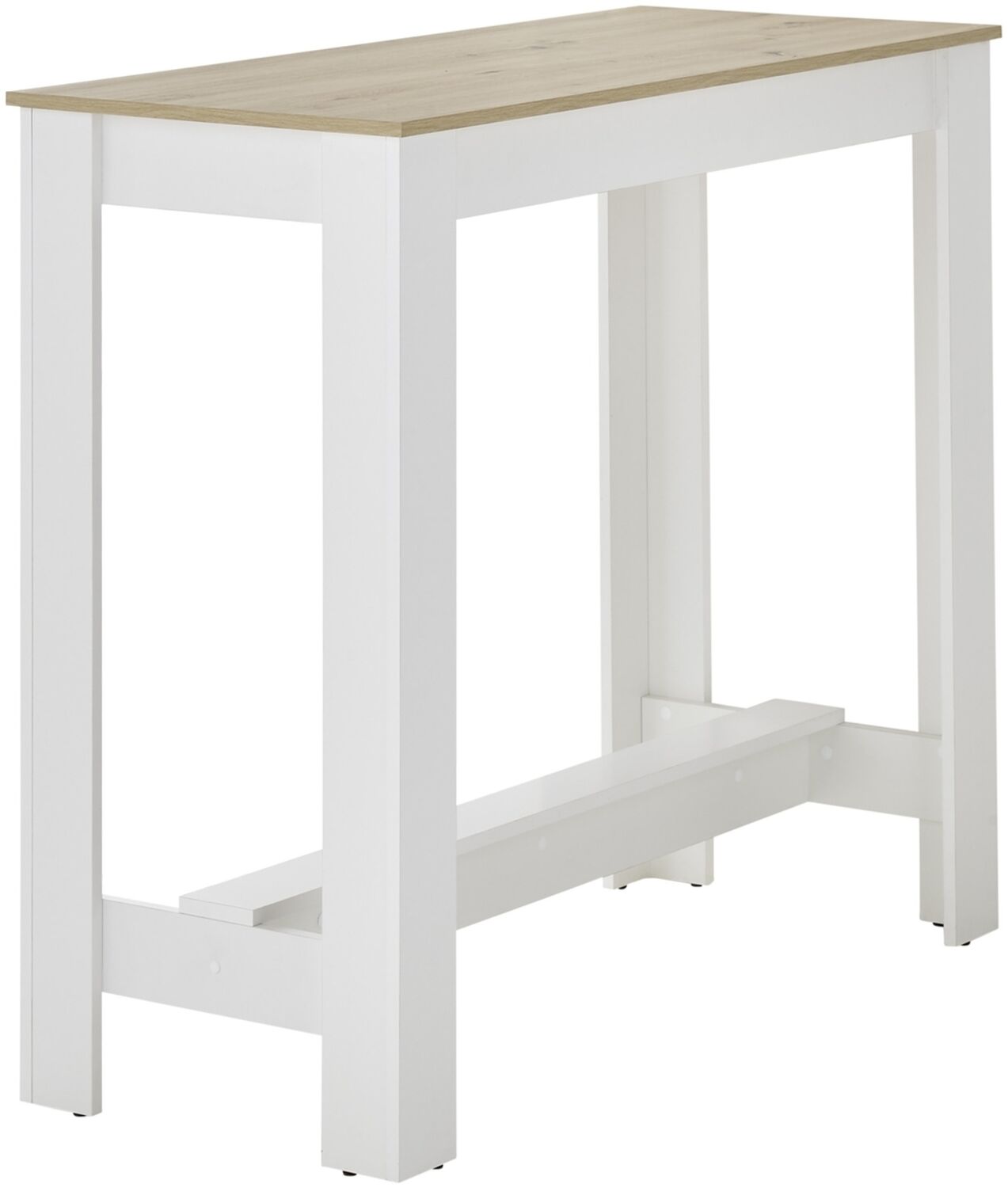 Bartisch >Modesto< in Artisan Eiche Dekor, weiß - 115x103x50 (BxHxT) Bild 1
