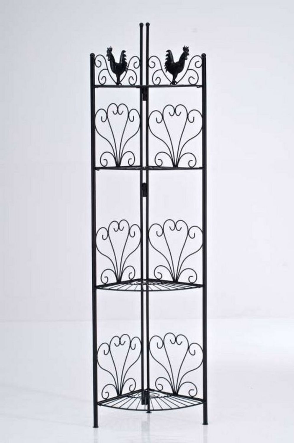 TPFGarden Standregal Mara - Blumenständer - 4-stöckiges Pflanzenregal, Eckregal - Blumenregal - Pflanzengestell, Pflanzenständer mit den Maßen (HxB xT): 151 x 29 x 31 cm Bild 1