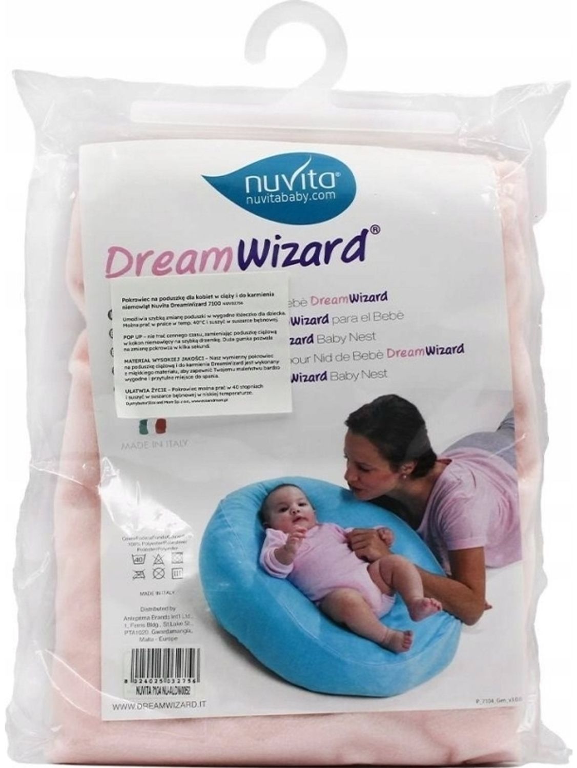 Nuvita Bezug für Stillkissen DreamWizard pink Bild 1