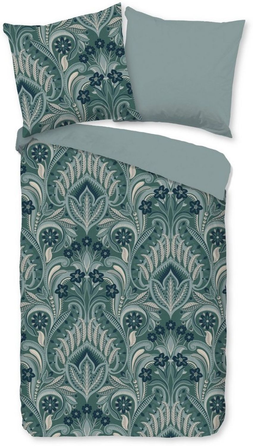 good morning Wendebettwäsche Nolamu, Renforcé, 2 teilig, 100% Baumwolle, Renforcé, Reißverschluss, Wendeoptik, Paisley Bild 1
