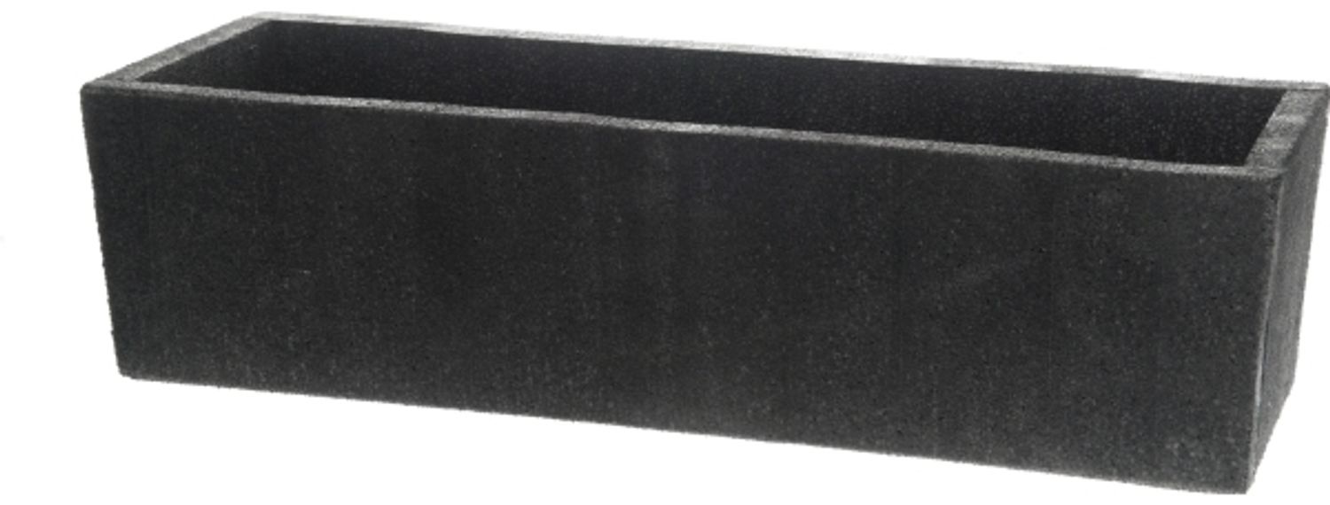 Kunststoff-Pflanzgefäß 4LIVING 291124 schwarz 50×14×13 cm Bild 1
