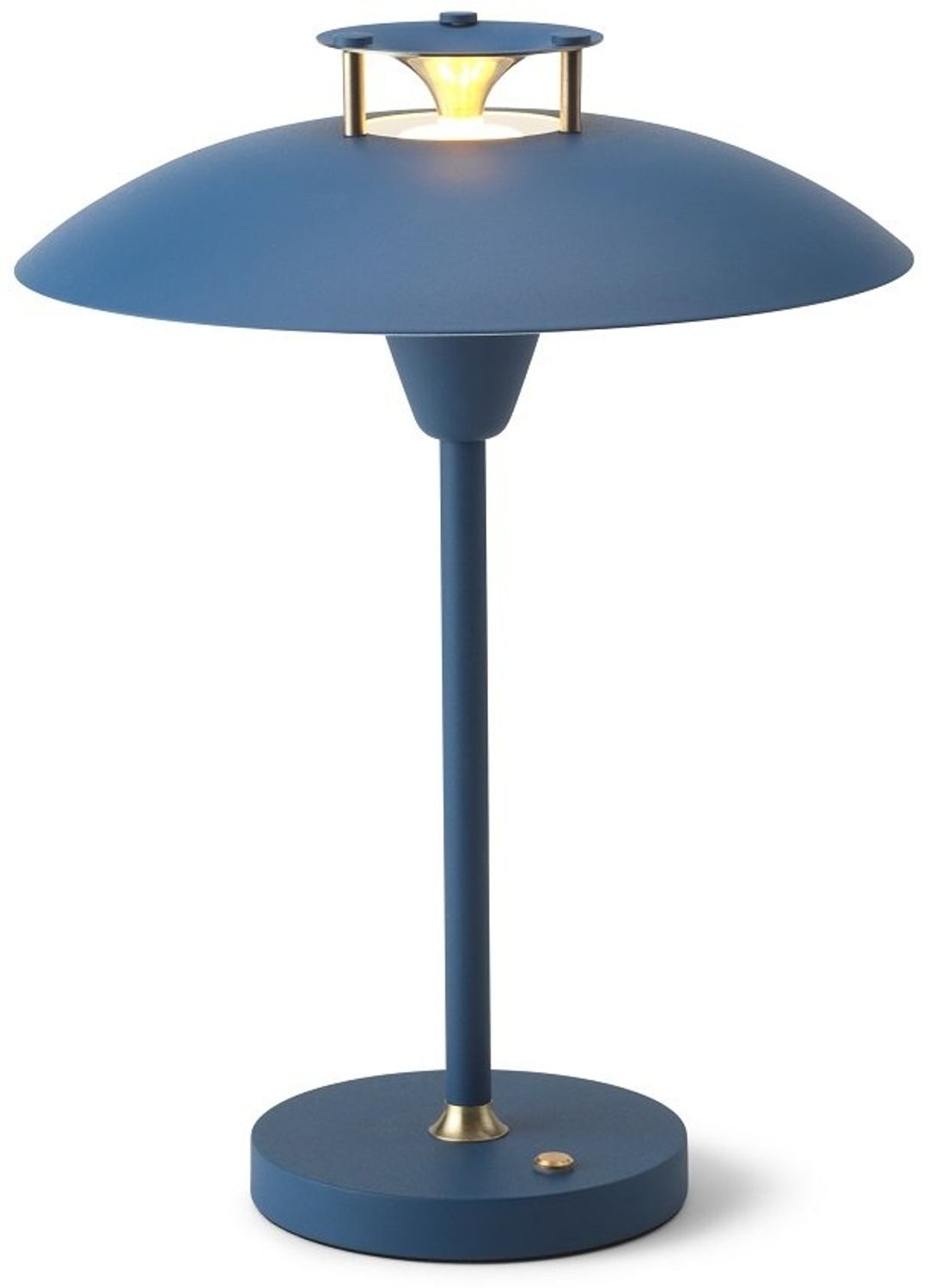 Halo Design 746088 LED Akku Tischleuchte Stepp 1-2-3 Dunkelblau dimmbar IP54 Bild 1