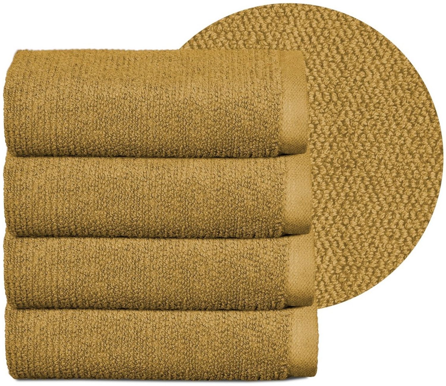 Beautex Handtuch Set Handtuch Set, Made in Europe, Frottier (Multischlaufen-Optik, Frottier Premium Set aus 100% Baumwolle 550g/m) Bild 1