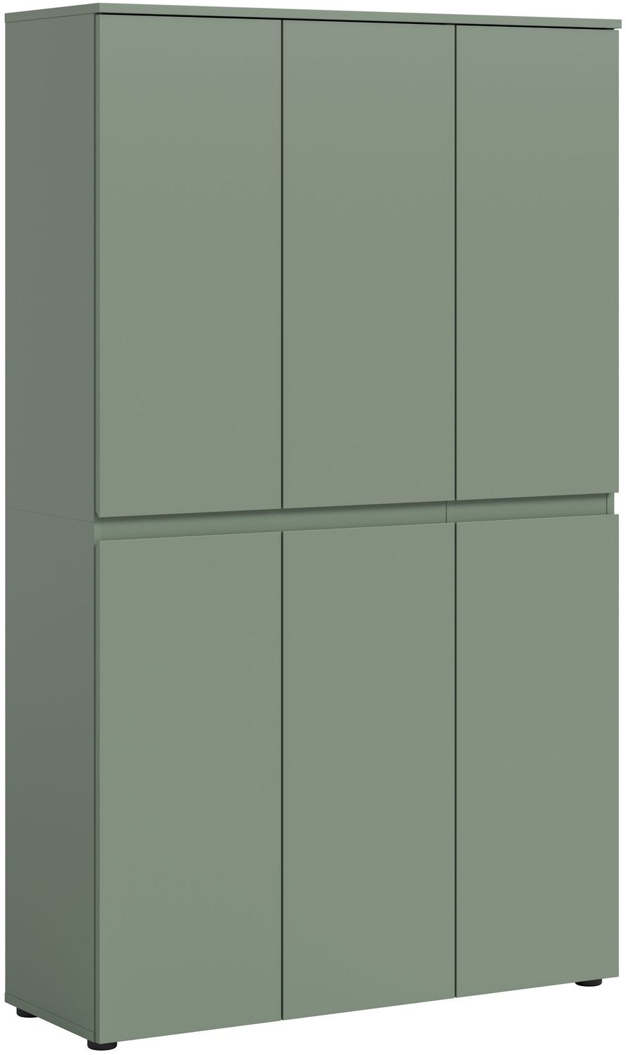 Universalschrank (B/H/T: 105x175x37 cm) in Smoke Green Nachbildung Bild 1
