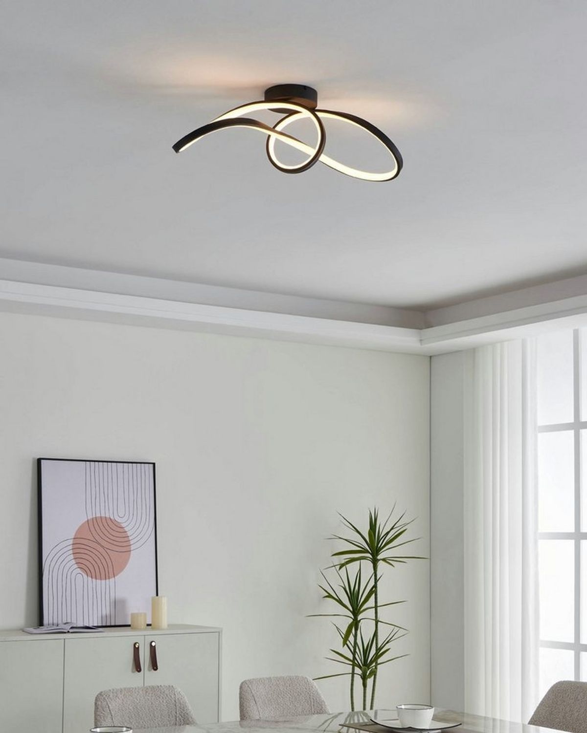 EGLO connect.z Smart Home LED Deckenleuchte Calarossa-Z, ZigBee, App und Sprachsteuerung Alexa, warmweiß-kaltweiß, RGB, dimm Bild 1