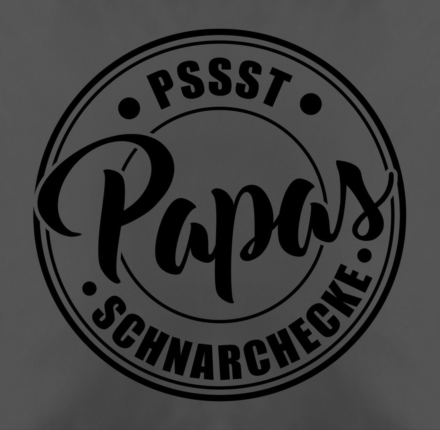 Shirtracer Dekokissen Papas Schnarchecke Badge I Papa Geschenk I Geburtstag Weihnachten, Vatertagsgeschenk Kissen Bild 1