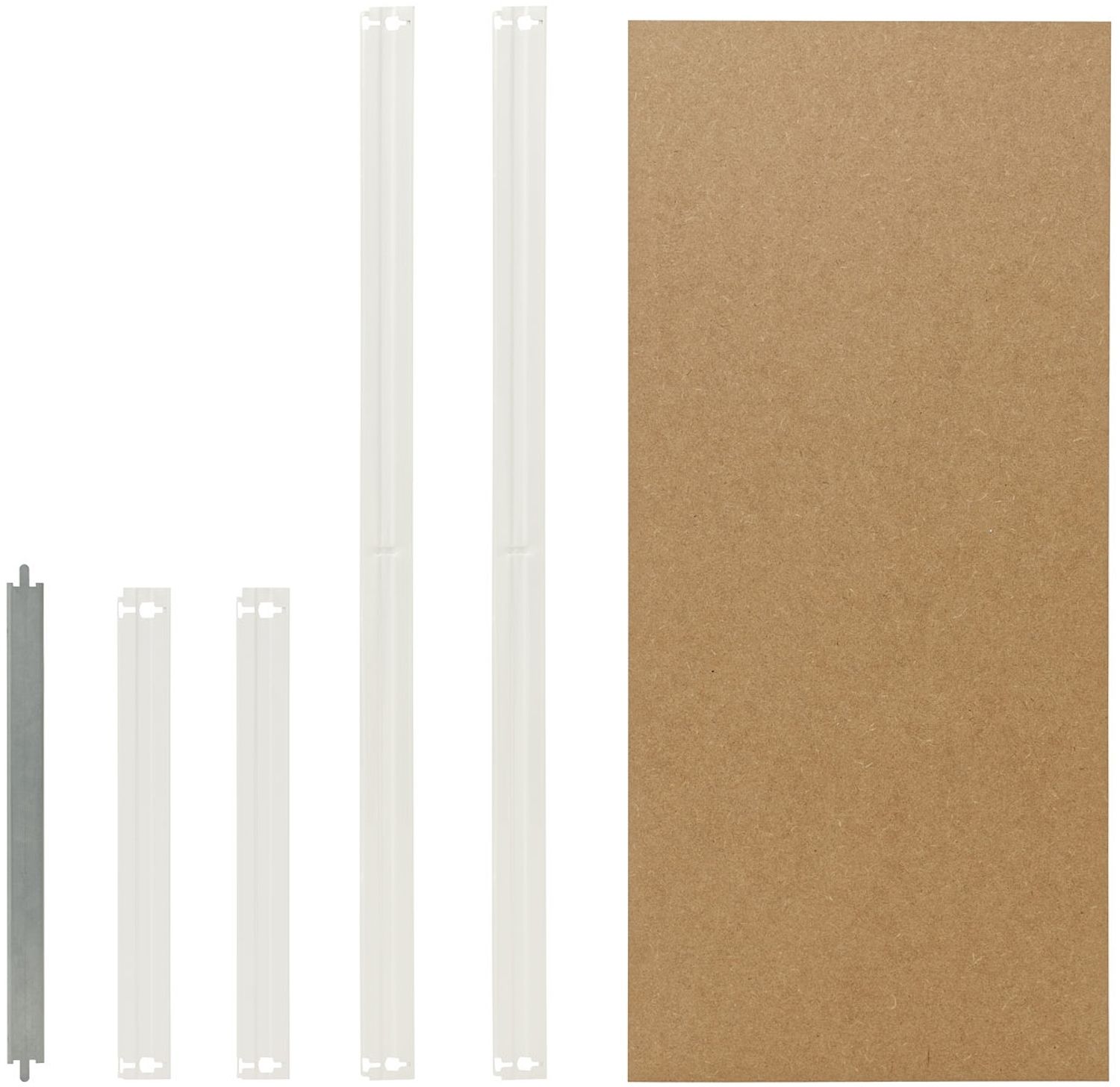 shelfplaza HOME 75x23 cm Fachboden-Set in weiß für HOME Schwerlastregale mit 175 kg Traglast pro Boden Bild 1
