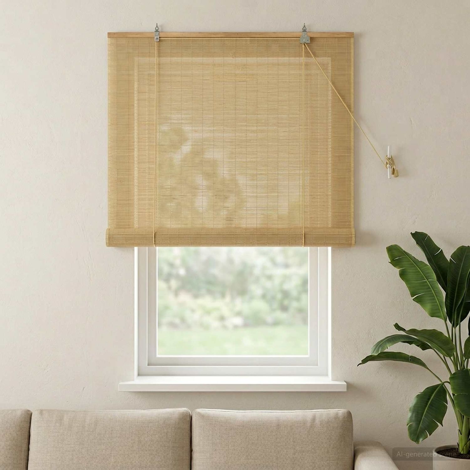 vidaXL Rollo Natur 100 x 160 cm Bambus 42040565 Bild 1