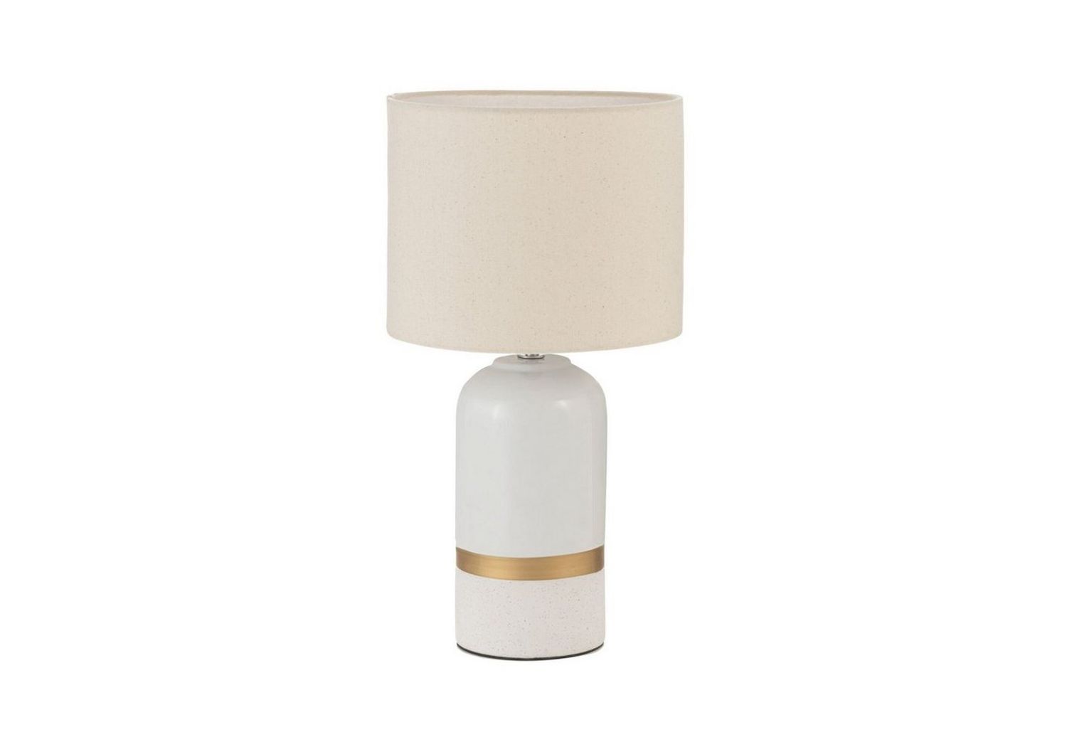 Pauleen 48318 Tischleuchte Glowing Soul E14 max. 20W Creme Stoff, Keramik Nachttischleuchte Bild 1