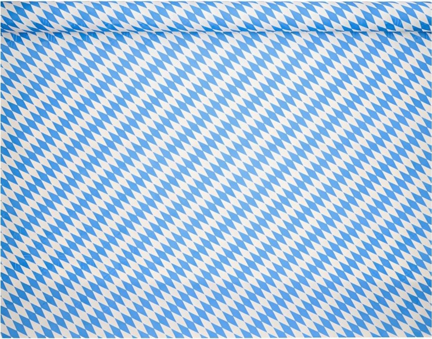 Papiertischtuch mit Damastprägung 10 m x 1 m "Bayrisch Blau" Bild 1