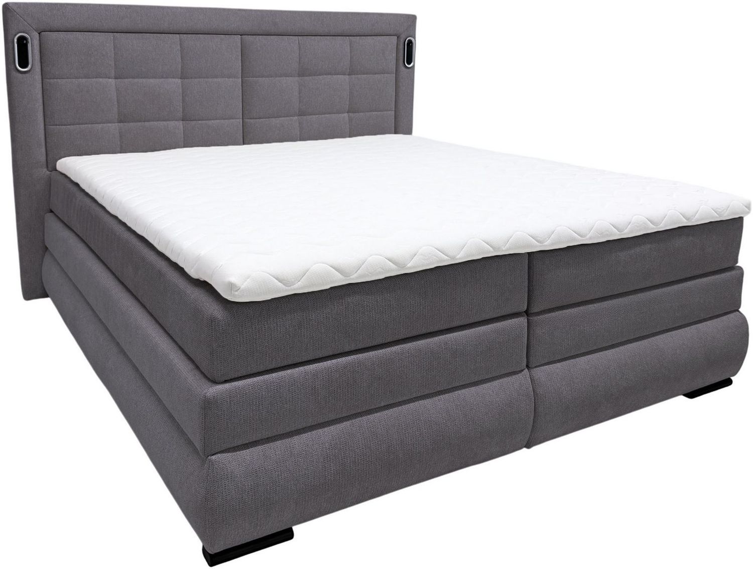 OTTO home Boxspringbett MIVVA inkl. Bettkasten und Topper, Komfortliegehöhe: 67 cm, in H3, H4 oder Hmix H3/H4, wahlweise mit oder ohne LED-Leuchten Bild 1