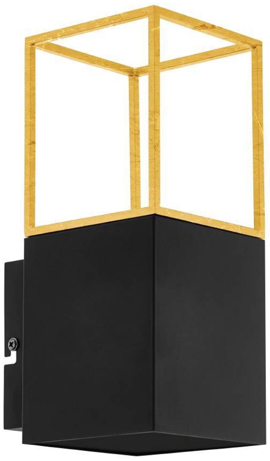 Eglo 97735 LED Wandleuchte MONTEBALDO schwarz, gold L:10cm H:24cm T:12,5cm Bild 1