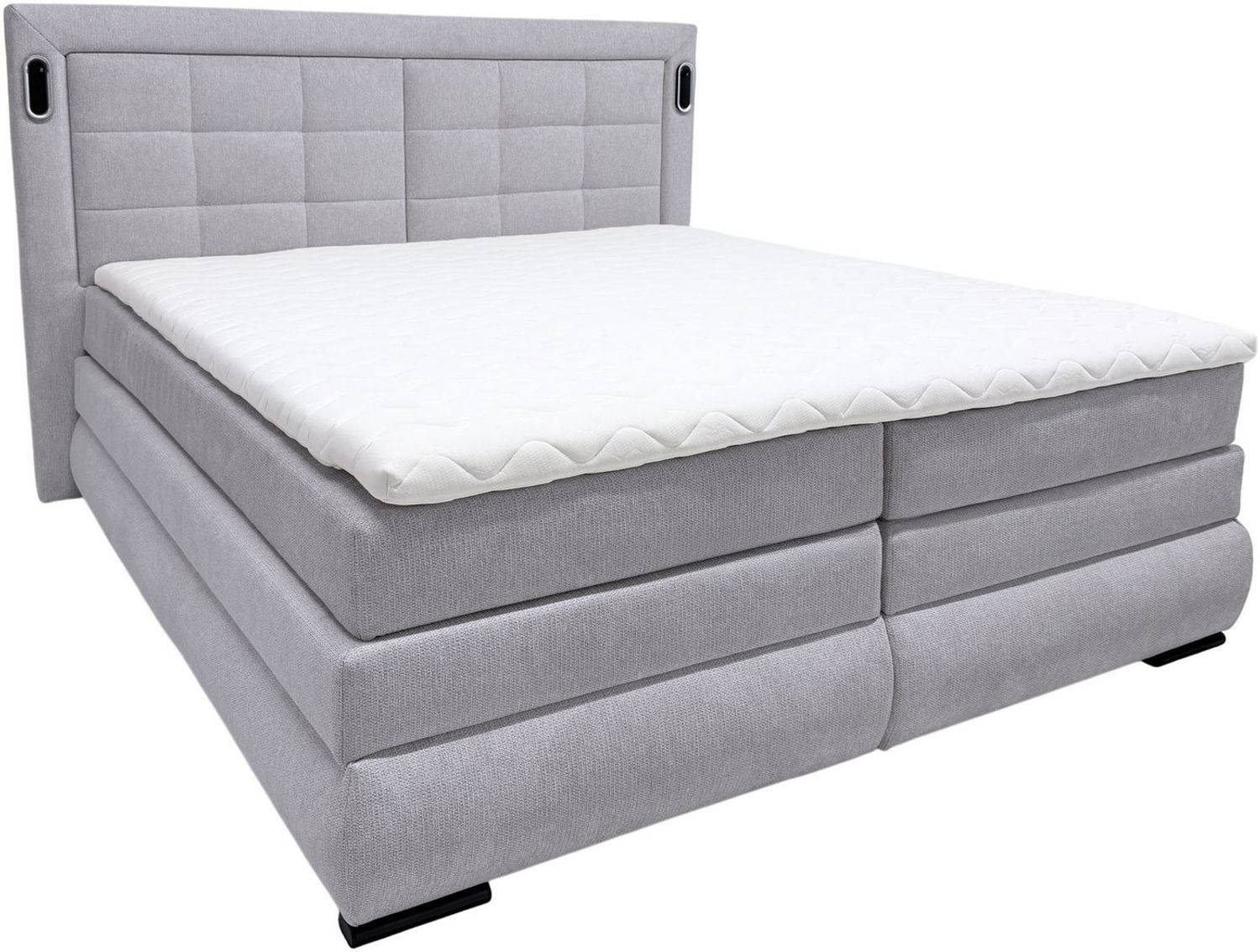OTTO home Boxspringbett MIVVA inkl. Bettkasten und Topper, Komfortliegehöhe: 67 cm, in H3, H4 oder Hmix H3/H4, wahlweise mit oder ohne LED-Leuchten Bild 1