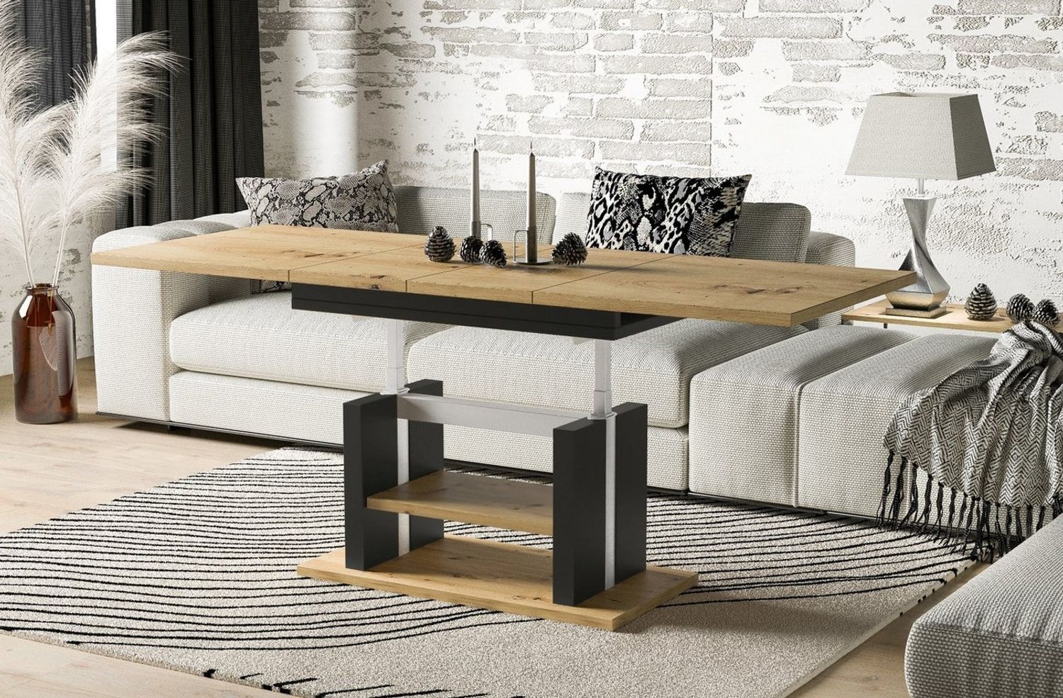 Couchtisch Dior 110-170cm ausziehbar Bild 1