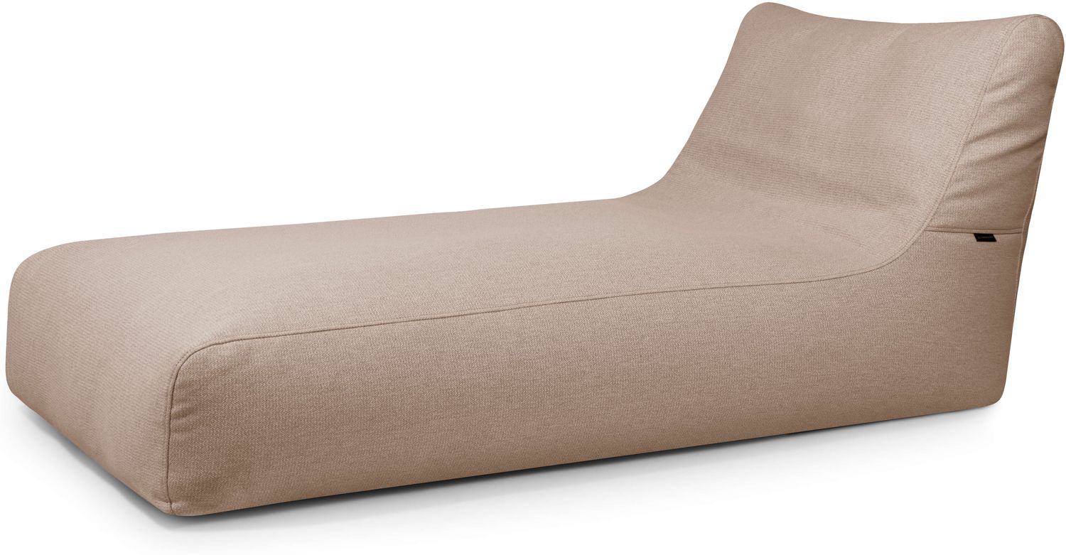Sitzsack ‘Sunbed 90‘, Bezugstoff - Dunes, 100% Olefin, Cacao, 80x180x100 cm cm. Bild 1