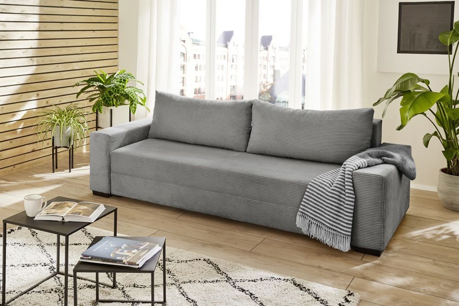 Schlafsofa Pori -grau- Bild 1
