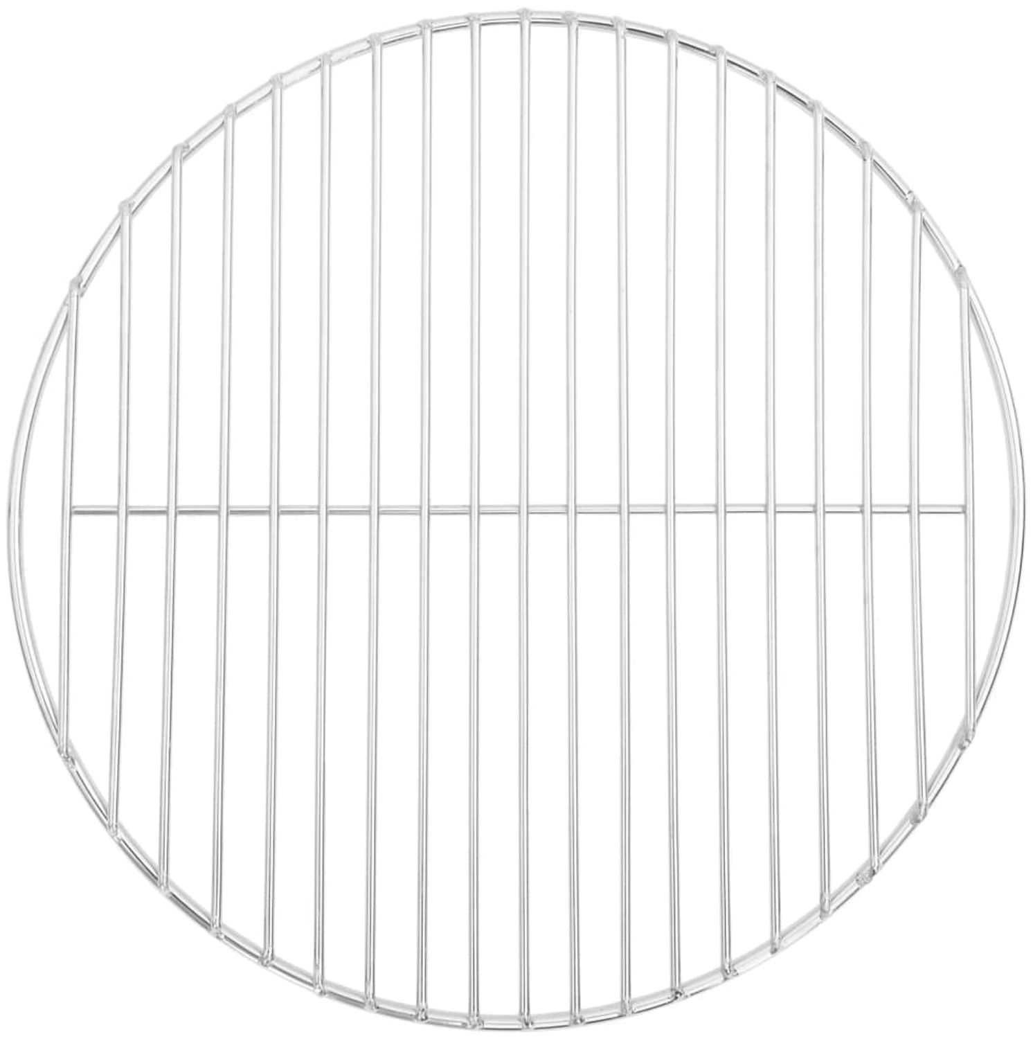 vidaXL BBQ Grillrost rund Ø37 cm 304 Edelstahl 4010552 Bild 1