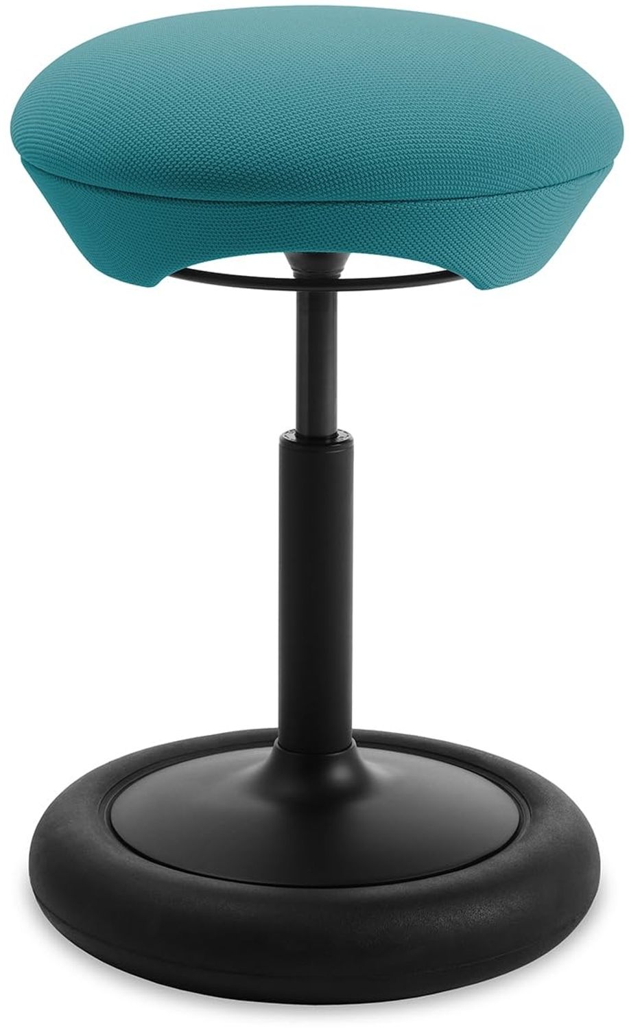 Topstar SITNESS HOP | Ergonomischer Sitzhocker mit dreidimensionaler Bewegung | Sitness-Technologie | Made in Germany | Farbe: schwarz/Light Petrol Bild 1