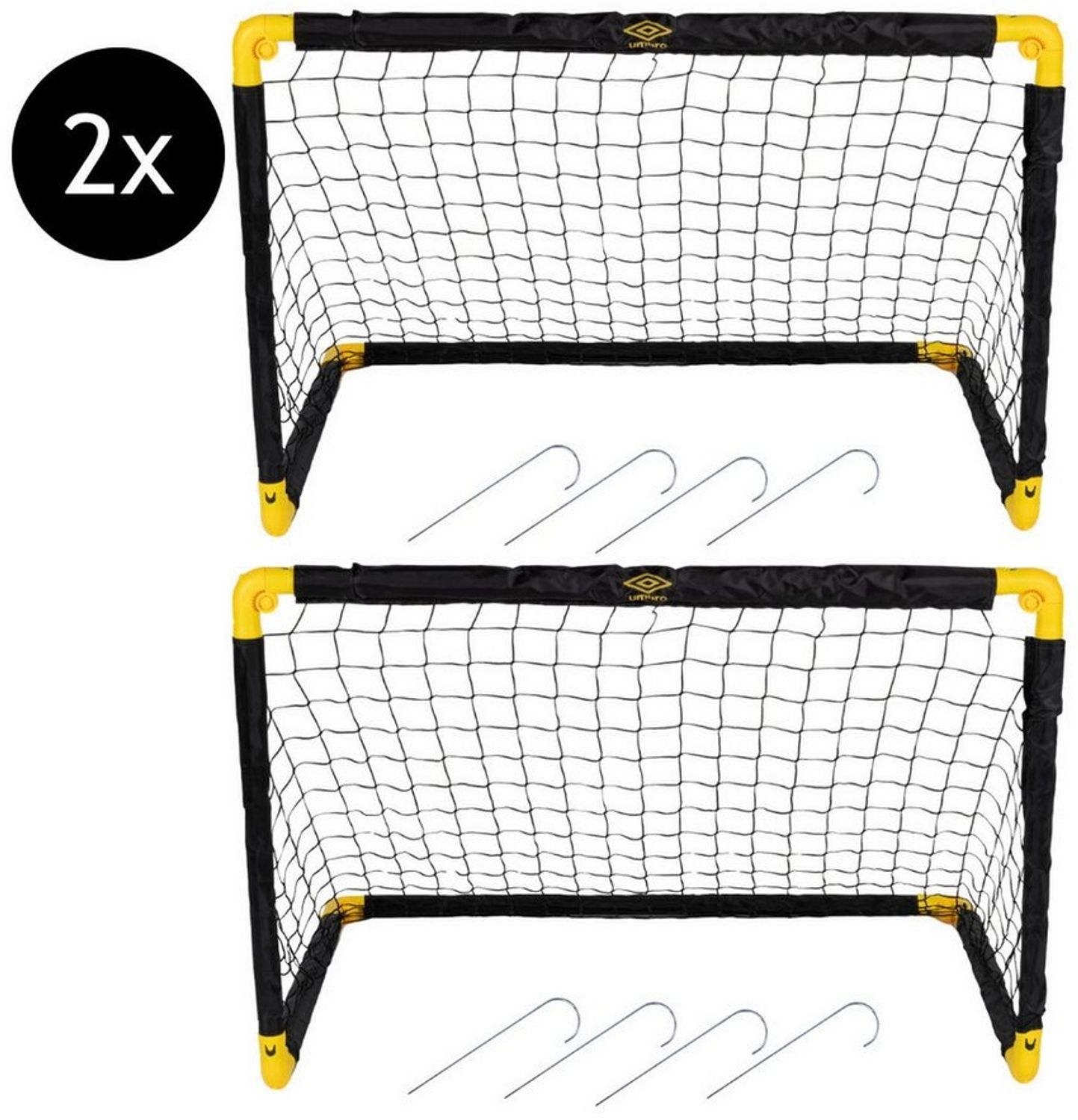 Umbro Fußballtor Umbro Fußballtor – Football Goal 90 × 59 × 61 cm – Set mit 2 Bild 1