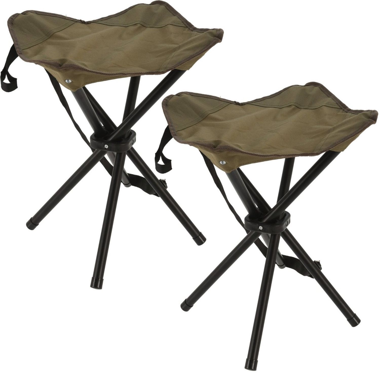 Koopman Campinghocker Klapphocker Anglerhocker Niedrig 40 cm Taube 2 er Set (Set, 2 St, Packung), Klapphocker, 2er Set, Angeln Garten, Tragetasche Bild 1