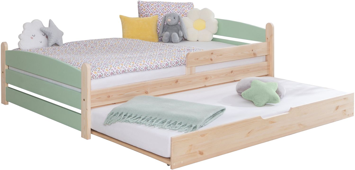 Kinderbett Einzelbett "Mello" 120x200 Kiefer massiv Bild 1