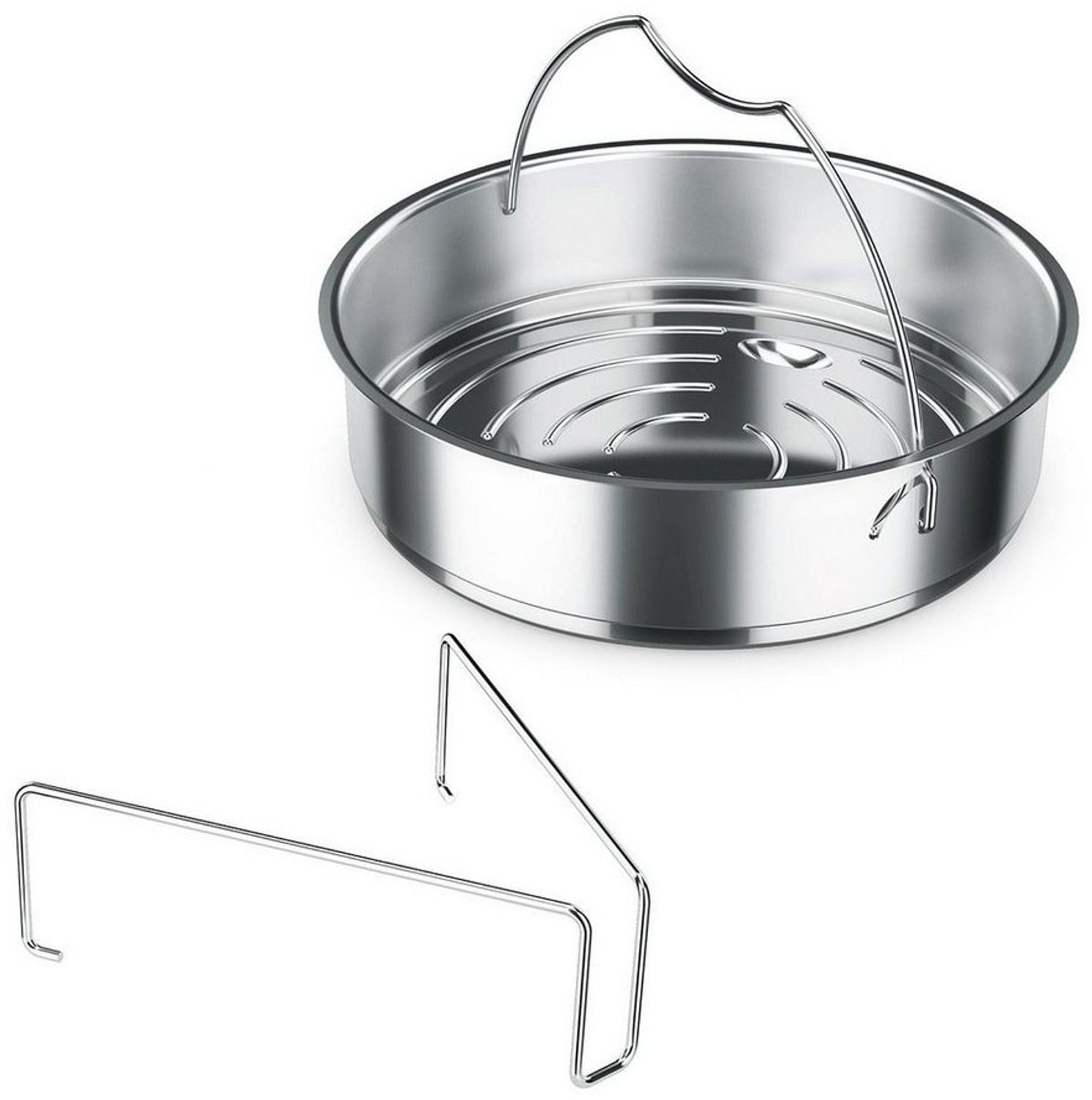 Fissler Vitavit-Zubehör Einsatz, Soßeneinsatz, mit Dreibein, für Ø 22 cm, Ungelocht Bild 1