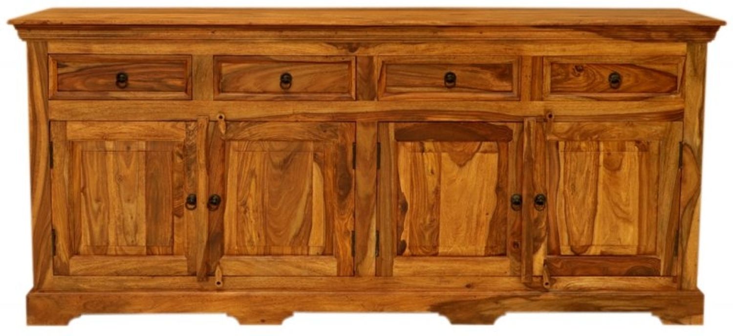 Kommode Jali 200x90x45 aus indischem Sheesham-Massivholz Bild 1