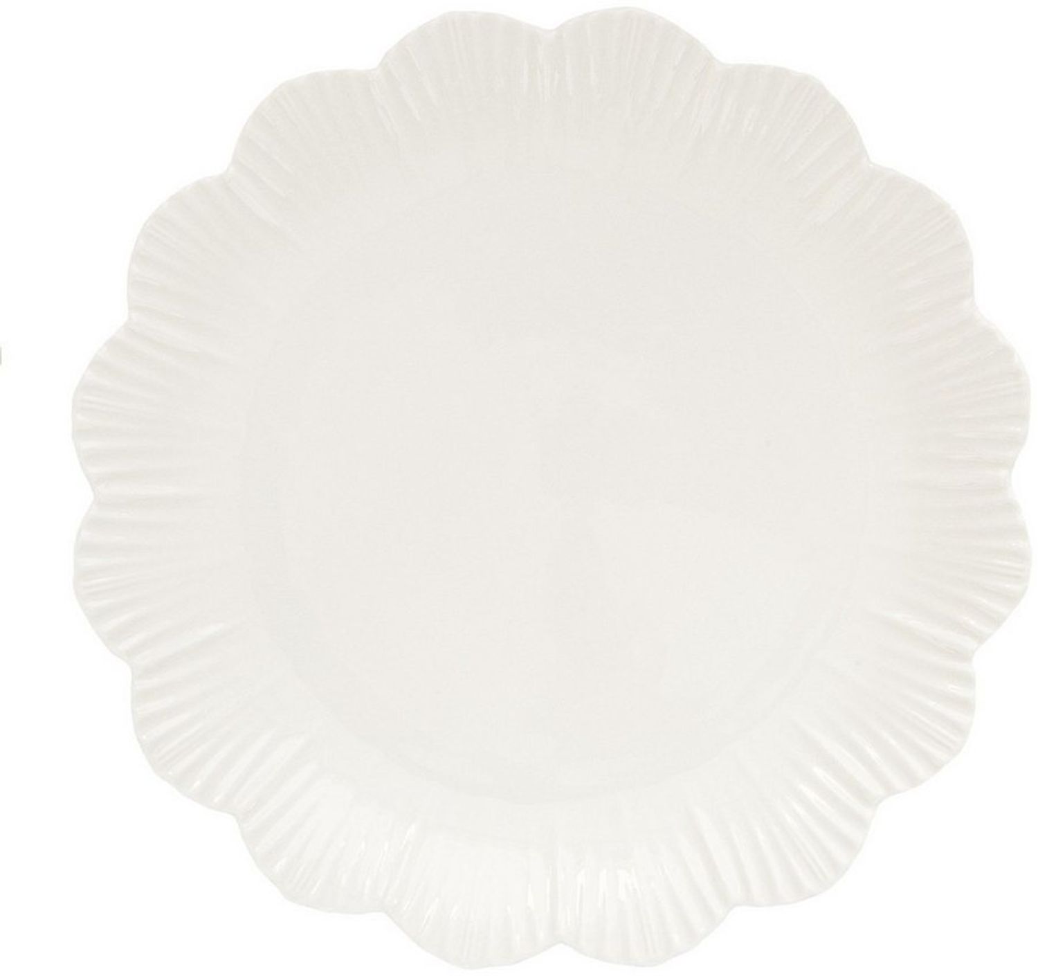 EasyLife Frühstücksteller Fleuri Bianco, Spülmaschinengeeignet, Weiß, Motiv: Blüte Bild 1