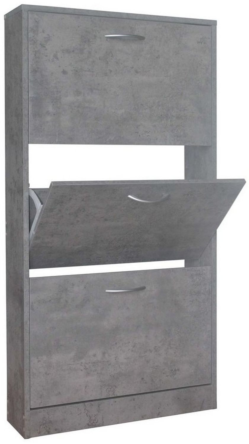 HTI-Line Schuhschrank Schuhschrank Thekla (Stück, 1x Schuhschrank Thekla, ohne Dekoration) Schuhkipper 3 Fächer Bild 1