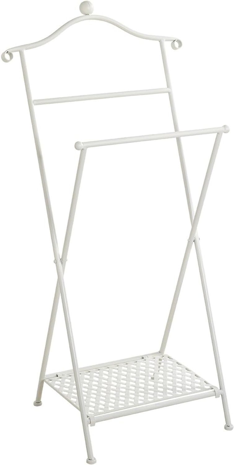 Herrendiener Kleiderständer weiss gekälkt Bild 1