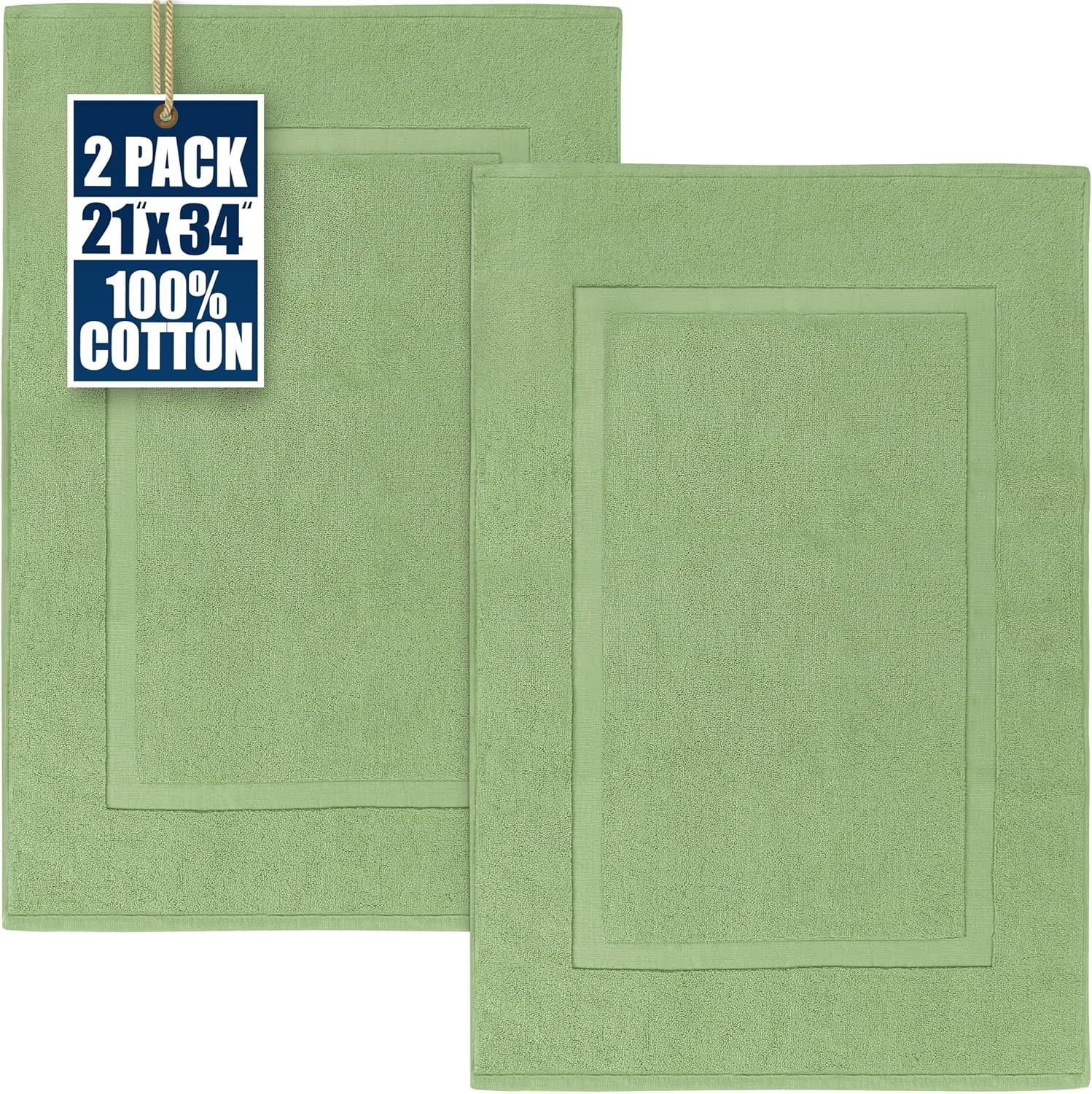 Utopia Towels UT0306 Badematte, 100% Baumwolle, grün, Stück: 1 Bild 1