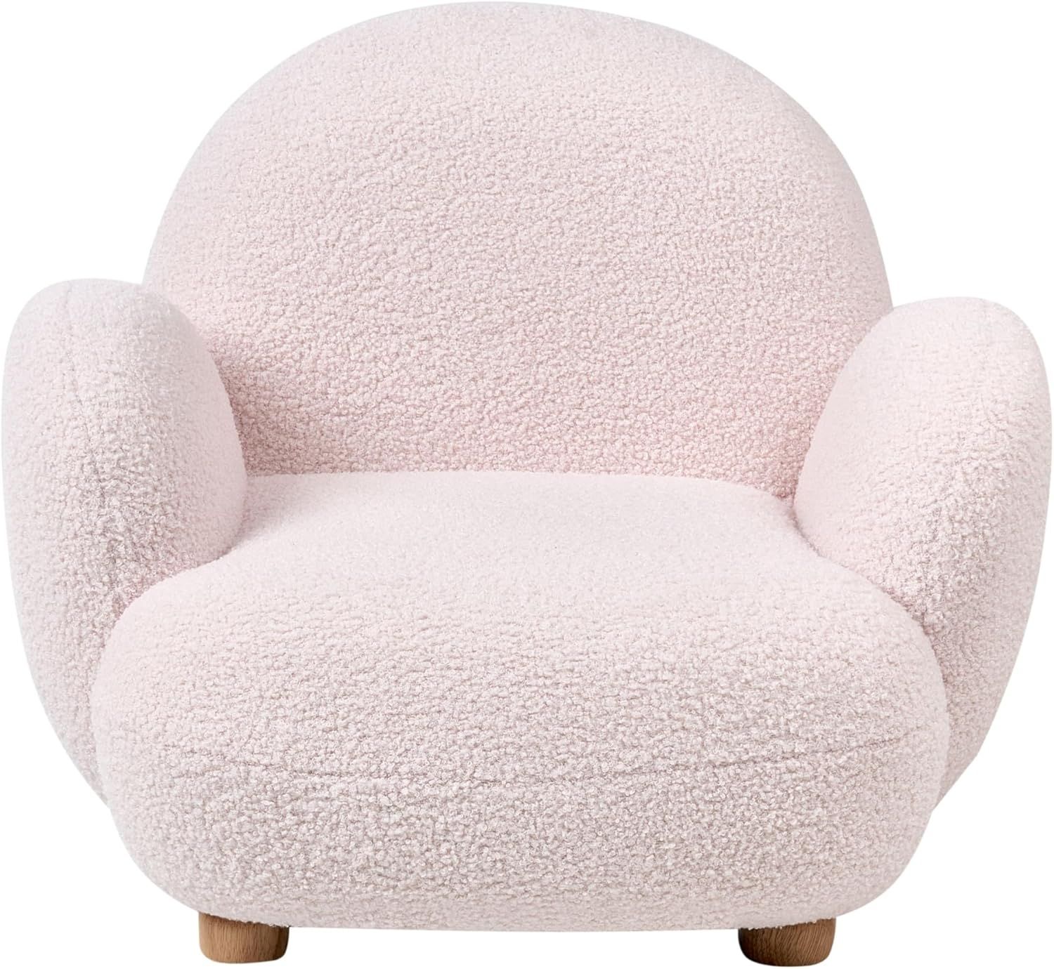 Kindersessel HEM Bouclé Pastellrosa Bild 1