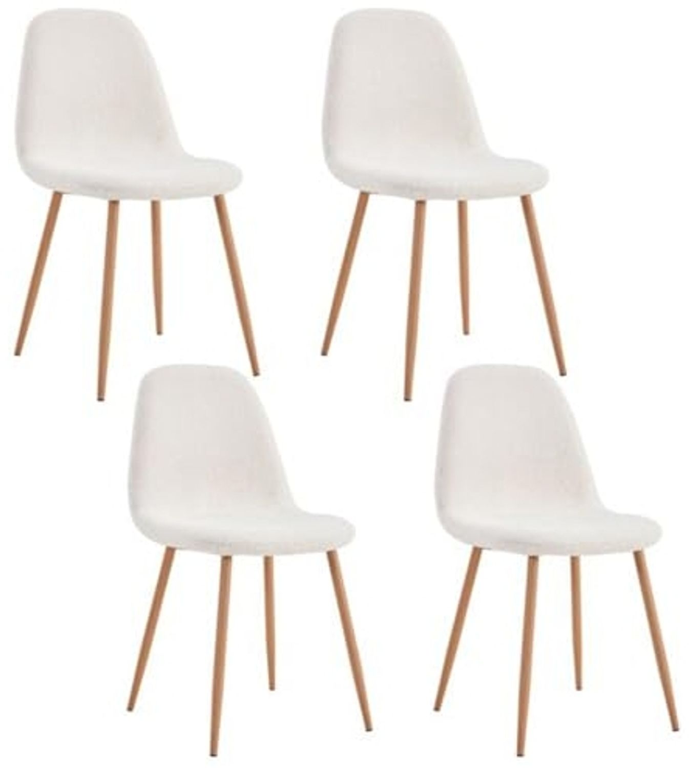 HOME DECO FACTORY The Freya Stuhl, Stoff, Frottee, 2 Stück Bild 1