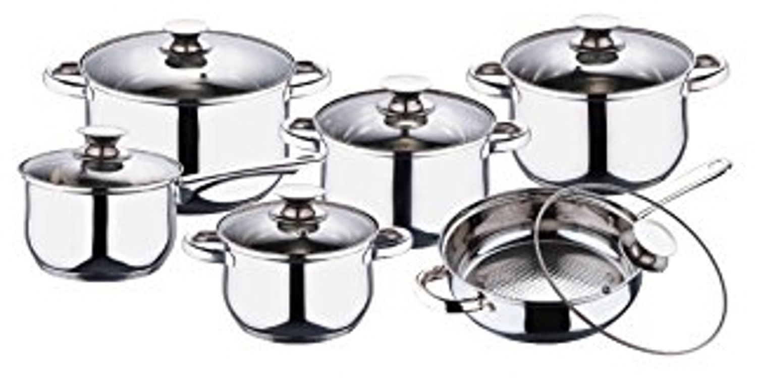 Blaumann Blaumann Topfset aus Edelstahl 12 Stk. Gourmet LineBL1031 Bild 1