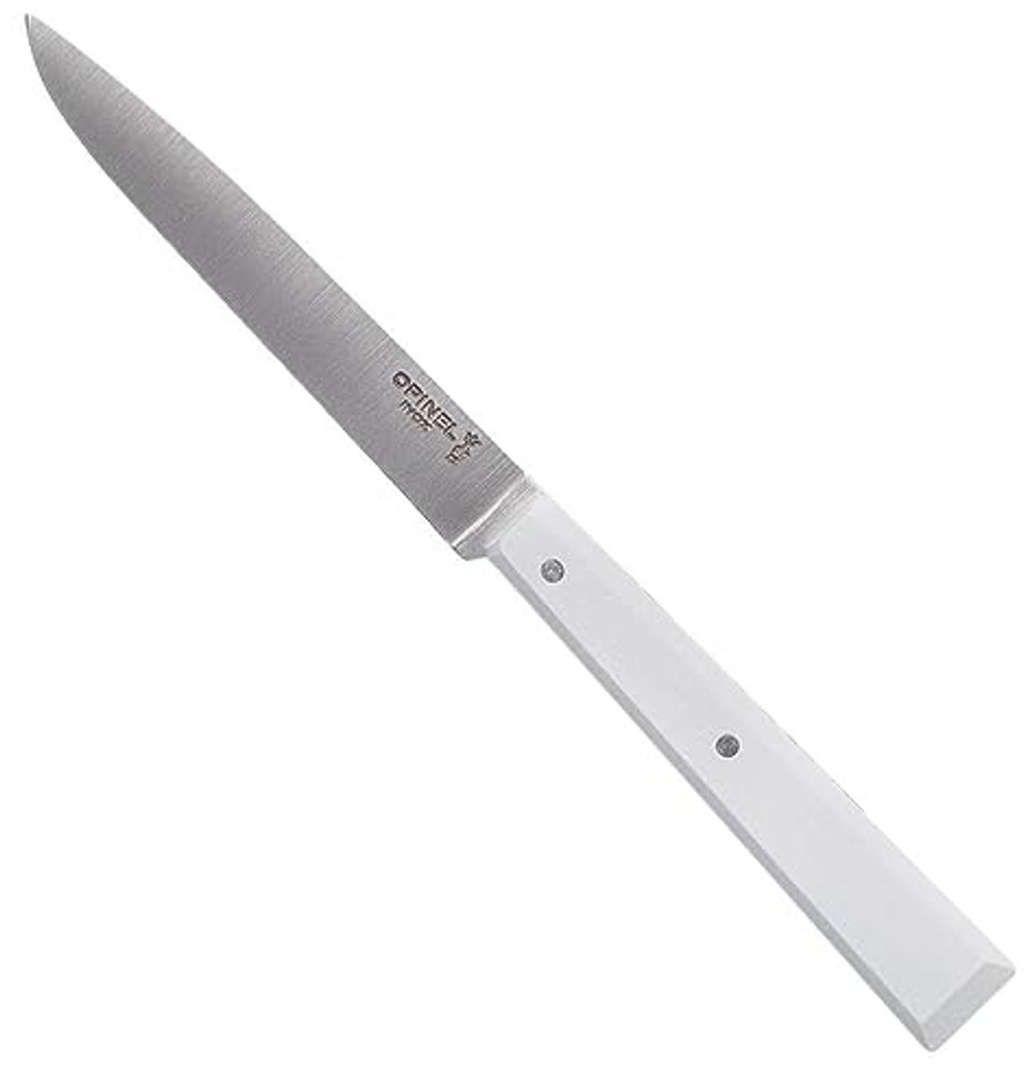 Opinel Bon Appetit Celeste Tafelmesser, weißer Griff, Blau, M Bild 1