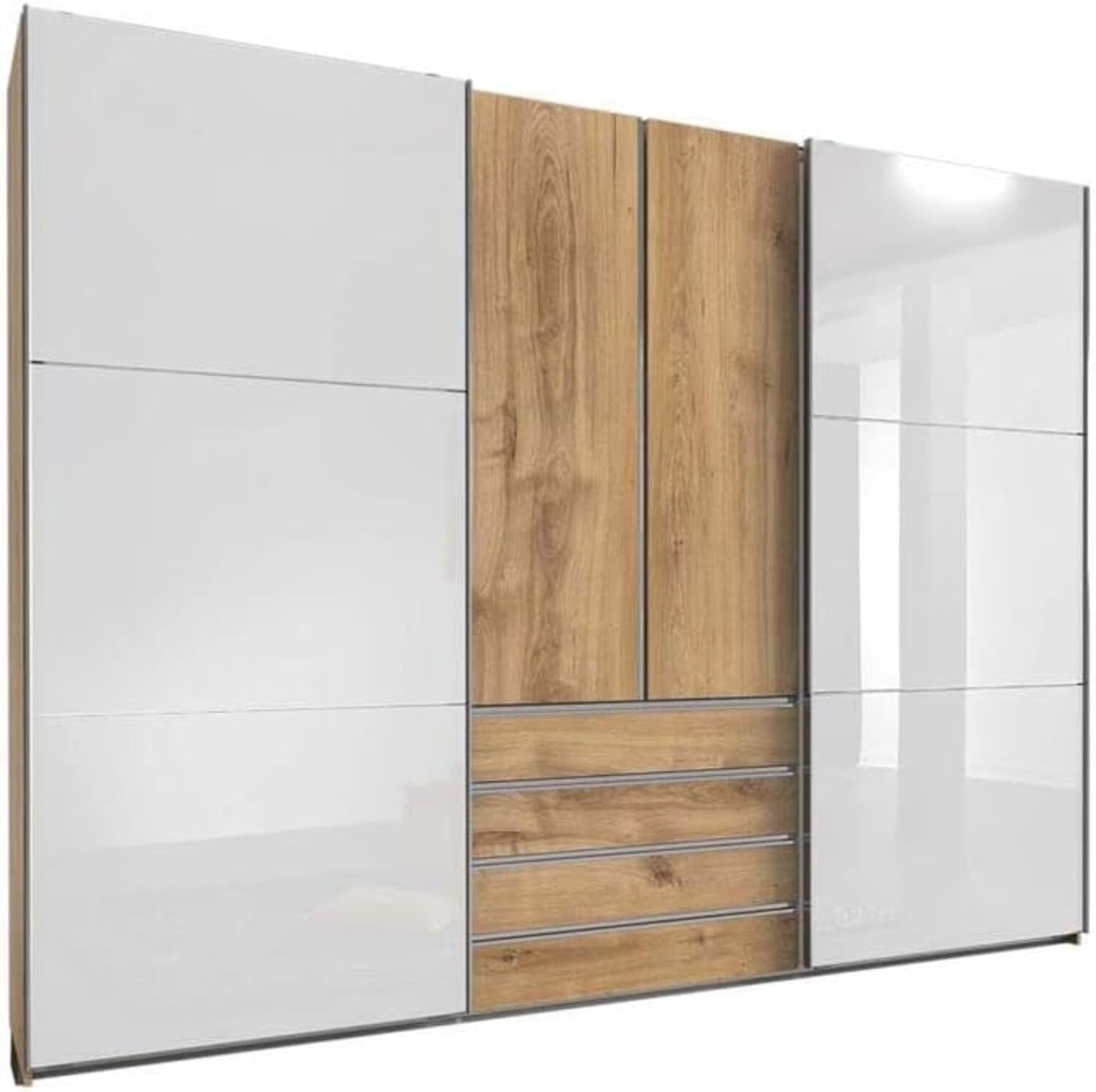 Dreh-/Schwebetürenschrank MAGIC GLAS Bild 1