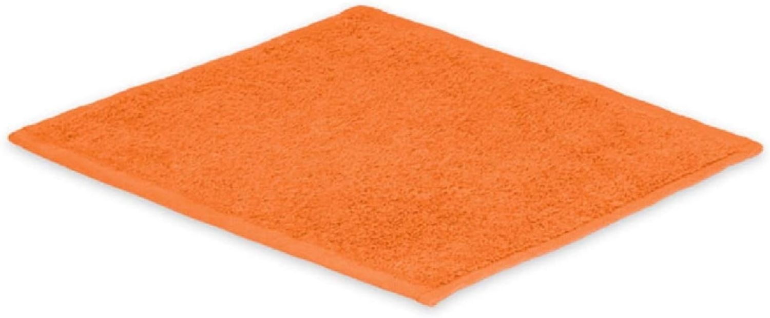 Exklusiv Heimtextil Seiftuch Frottier 500 g/m² 30 x 30 cm Terrakotta Bild 1