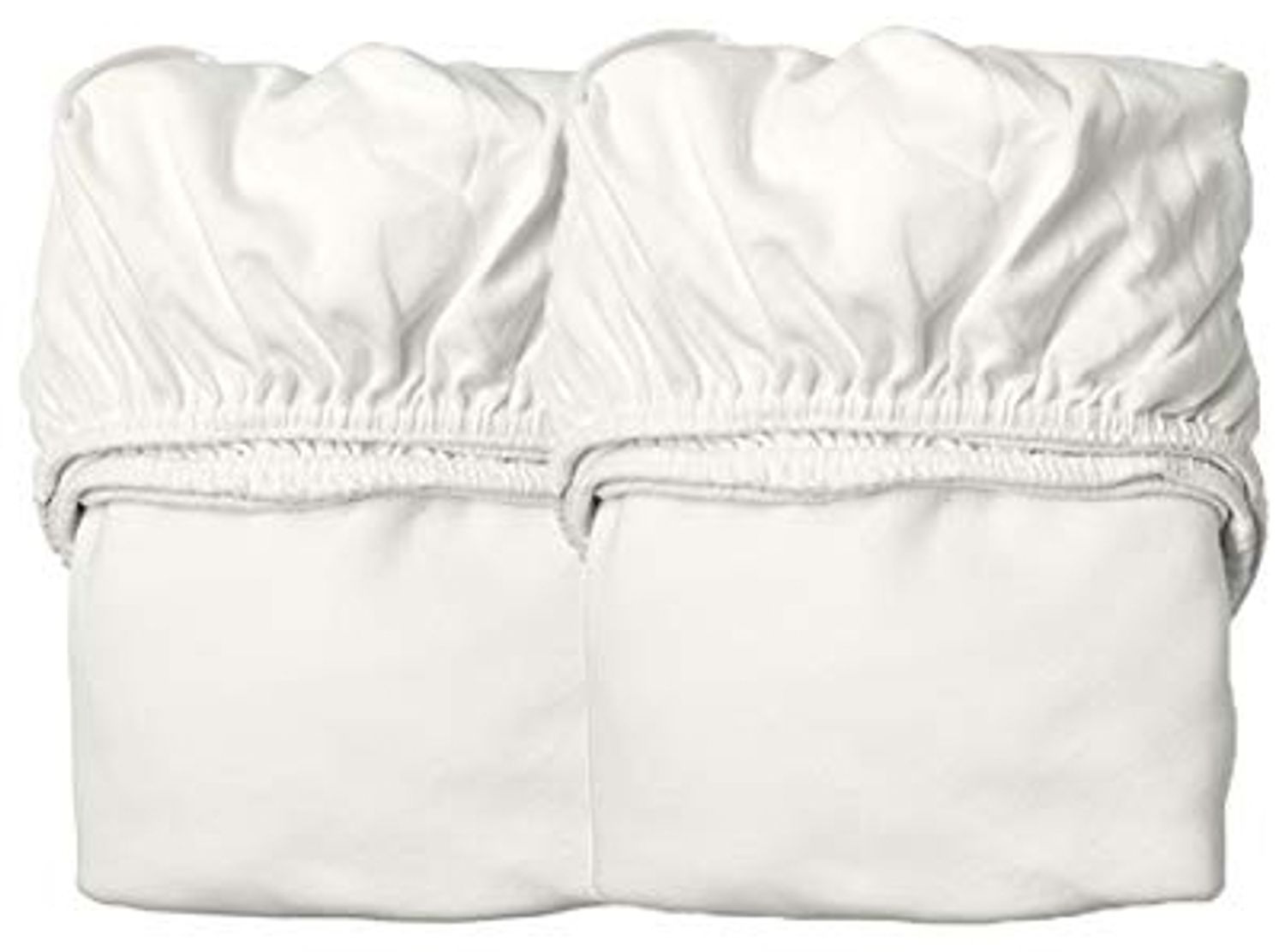 Leander Spannbettlaken für das Classic Juniorbett, 2 Stk., weiß Bild 1