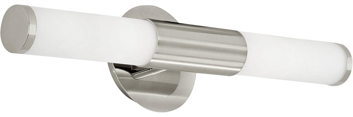 Eglo 87222 Badezimmer-Wandleuchte PALMERA nickel-matt, E14 max. 2X40W Bild 1
