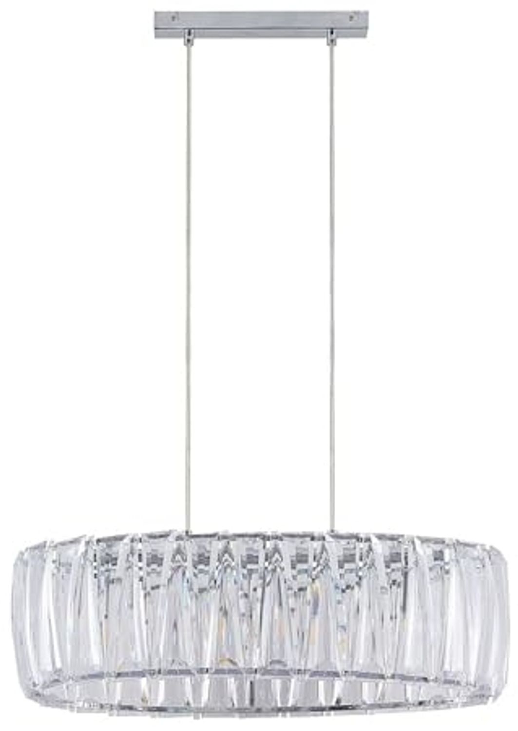 Lindby Hängeleuchte Sofia, Kunststoff Transparent IP20, 3x40 W Bild 1