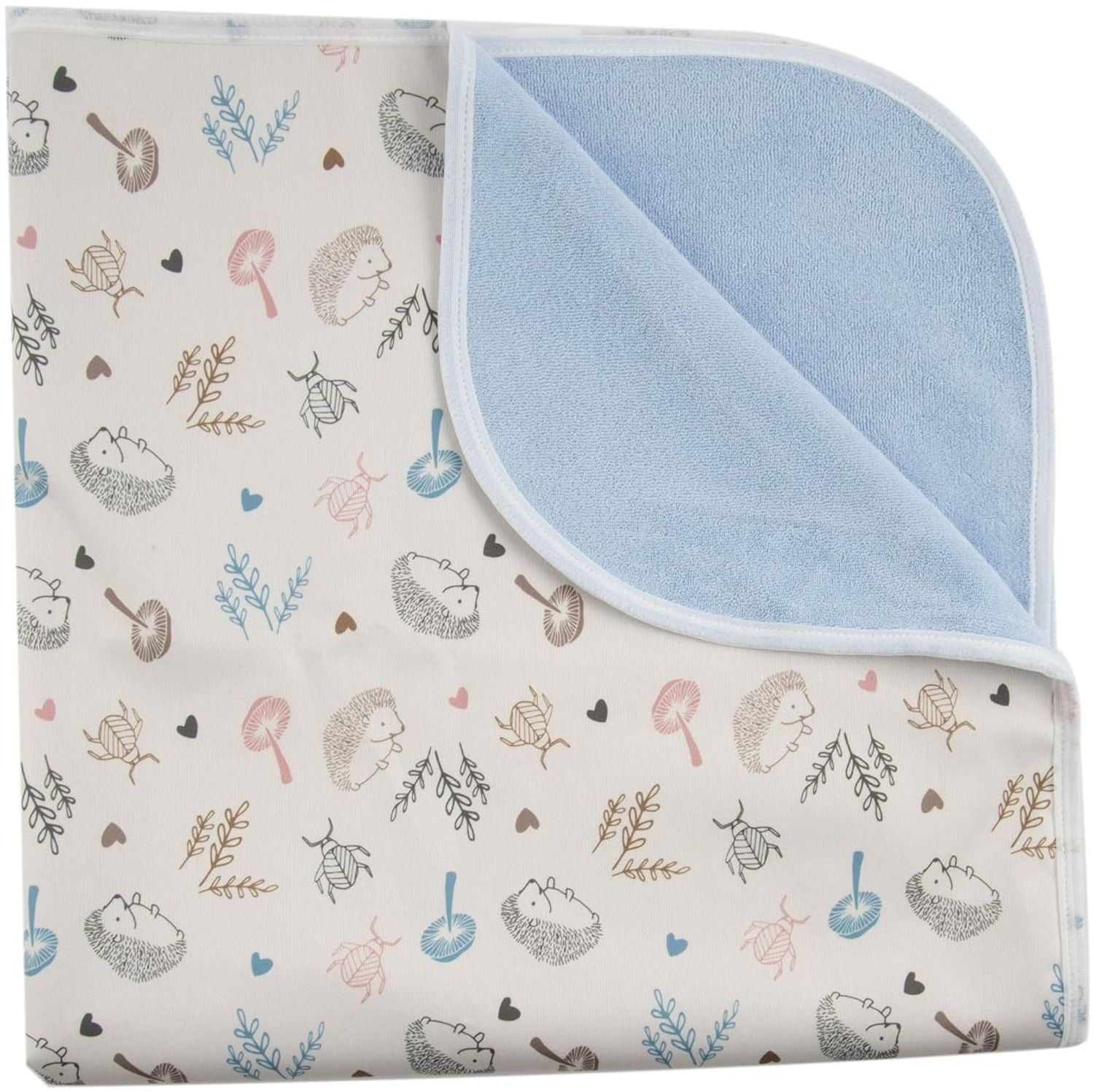 Popolini Wickeldecke Wickelunterlage 65x65 cm (Grau) Bild 1