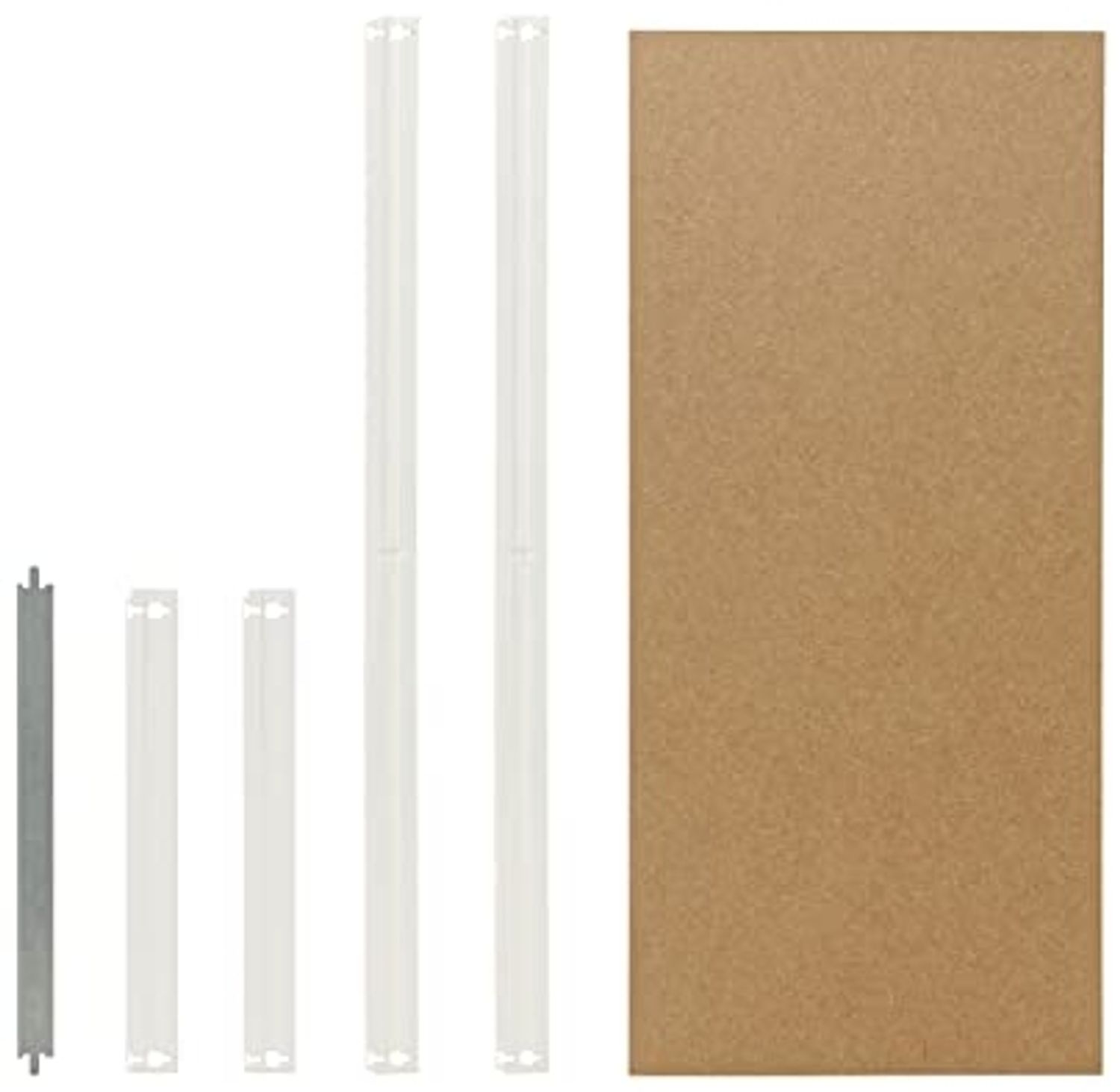 shelfplaza HOME 60x50 cm Fachboden-Set in weiß für HOME Schwerlastregale mit 175 kg Traglast pro Boden Bild 1